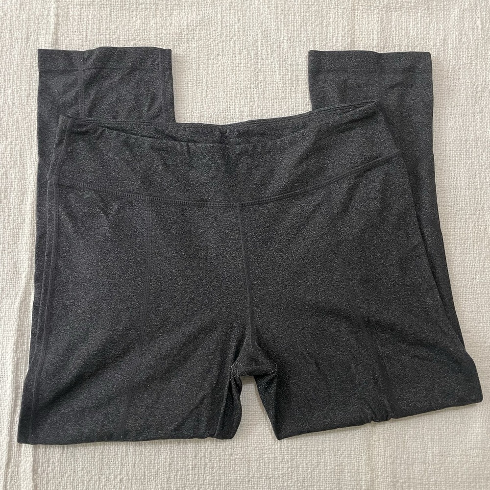Prana Leggings Women's Large Gray Active Athletic Yoga Training‎ Gym Comfort